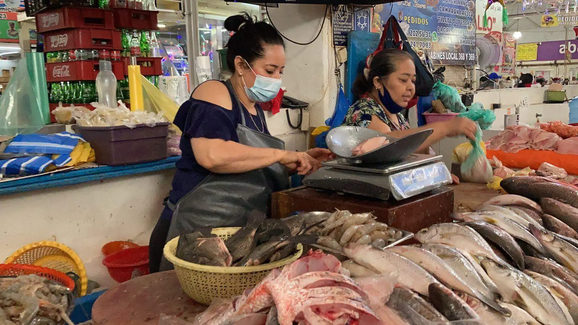 venta de mariscos 